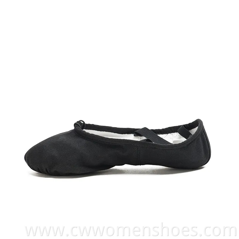 Women's Canvas Ballet Dance Shoes Split Sole Model S6001
